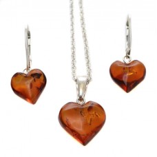Rafinat set de bijuterii romantice cu anturaje de chihlimbar baltic natural | Amber Waves | Produs Nou ! Rafinat set de bijuterii romantice cu anturaje de chihlimbar baltic natural | Amber Waves | Produs Nou !