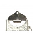 Colier cu pandant locket, din argint, stilizat sub forma unui plic de scrisori | Stamps | Marea Britanie