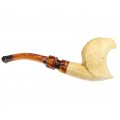 Veche pipă meerschaum | Vultur | spumă de mare & bachelită | Germania | prima jumătate a secolului XX