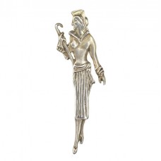Broșă de rever în stil Art Deco | Lady | atelier Uno-A-Erre | Italia Broșă de rever în stil Art Deco | Lady | atelier Uno-A-Erre | Italia