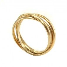 Inel Trinity din aur galben 14 K | manufactură | anii 2010 Inel Trinity din aur galben 14 K | manufactură | anii 2010