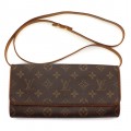 Poșetă autentică Louis Vuitton | Classic Monogram - Twin  | model M51852 | anii 2010         