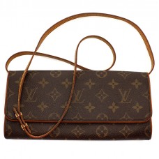 Poșetă autentică Louis Vuitton | Classic Monogram - Twin  | model M51852 | anii 2010          Poșetă autentică Louis Vuitton | Classic Monogram - Twin  | model M51852 | anii 2010