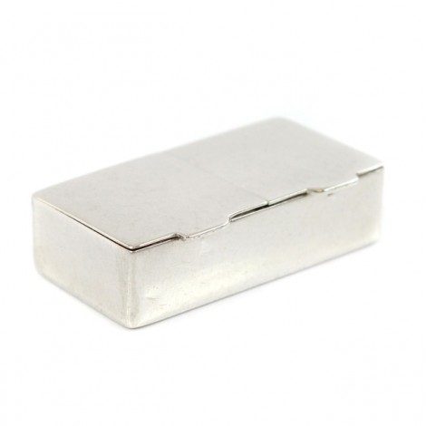 Cutiuță din argint cu două compartimente pentru medicamente | Franța | cca. 1970 -1980