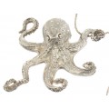 Colier cu impresionant pandant modernist  "Octopus" | bijuterie de artă - manufactură în argint | cca. 1960 -1970