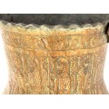 F. RAR : Găleată persană decorată cu scene iconografice zoroastriene | metaloplastie în cupru | sec XVIII - XIX