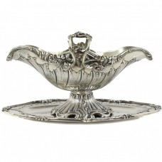 Impresionantă sosieră din argint elaborată în stil Rococo | atelier Wolfers Frères pentru C.E Morrens | Belgia | cca. 1890-1900 Impresionantă sosieră din argint elaborată în stil Rococo | atelier Wolfers Frères pentru C.E Morrens | Belgia | cca. 1890-1900