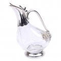 Elegant decantor pentru vin | " Cold duck "| alamă argintată & cristal | Franța | cca.1960 -1970