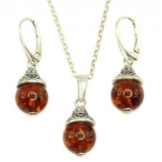Set de bijuterii Amber Waves | argint & chihlimbar natural | Bijuterie nouă | Polonia Set de bijuterii Amber Waves | argint & chihlimbar natural | Bijuterie nouă | Polonia