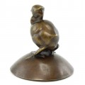 Sculptură în bronz Iosif Fekete Negrulea | Pui de găină | cca.1931 -1941