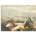  Pictură "Herghelie de cai" | ulei pe pânză | semnată și datată indescifrabil | 1978 ?
