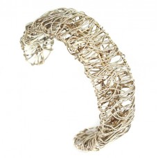 Inedită brățară cuff manufacturată în argint | unicat | Franța Inedită brățară cuff manufacturată în argint | unicat | Franța