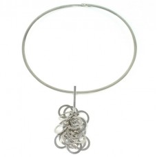 Colier choker Pianegonda cu inedit pandat cinetic | argint 925 | anii 2010 | Italia Colier choker Pianegonda cu inedit pandat cinetic | argint 925 | anii 2010 | Italia