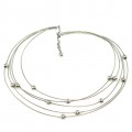 Colier choker multistrand | argint 925 | Italia | anii 2010