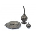 RAR : Garnitură besamim din argint pentru ceremonialul Havdalah | atelier otoman |  secol XIX