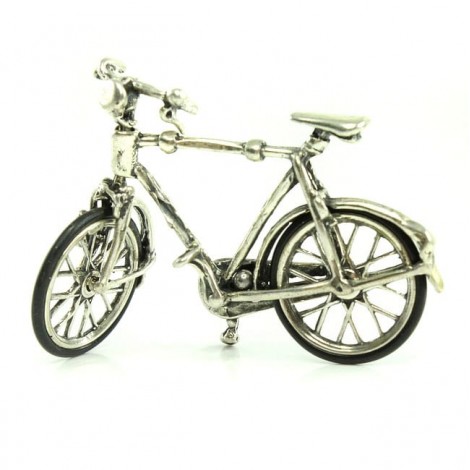 Miniatură bicicletă din argint | Italia