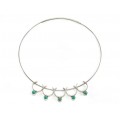 Colier choker cu elemente decorative realizate de atelierul finlnadez Tuntematon Okand în anii 1920