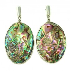 Cercei statement mexicani  decorați cu sidef de scoică abalone | manufacturâ în argint 950  Cercei statement mexicani  decorați cu sidef de scoică abalone | manufacturâ în argint 950