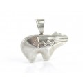 Amuletă amerindiană din argint | Spirit Bear | atelier Carlton Gamon | Statele Unite