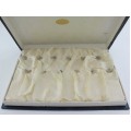 Set de lingurițe din argint | 12 piese | în cutia originală  | atelier Michelangelo Clementi | Italia cca.1945