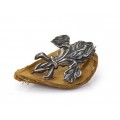 Broșă din argint  Fleur de Lis | colecția Louisiana Iris pentru Laura Bush | atelier Mignon Faget | Statete Unite 