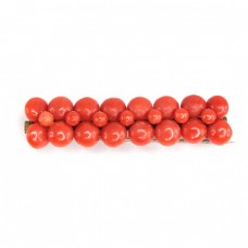 Raritate: Broșă austro-ungară cu superbe anturaje de coral natural oxblood | sec. XIX Raritate: Broșă austro-ungară cu superbe anturaje de coral natural oxblood | sec. XIX