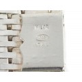 Elegantă brățară statement din argint | Wide Mesh | atelier Milor | Milano - Italia