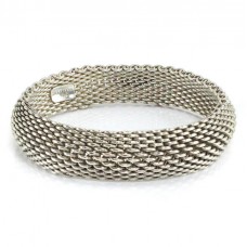 Brățară mesh Tiffany & Co din colecția Somerset | argint sterling | Statele Unite anii 2000 Brățară mesh Tiffany & Co din colecția Somerset | argint sterling | Statele Unite anii 2000