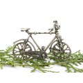 Miniatură bicicleta din argint | manufactură de atelier italian 
