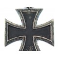 Decorație Crucea de Fier EKII | argint, originală | model 1939 | Germania Nazistă cca. 1939 -1945