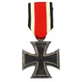 Decorație Crucea de Fier EKII | argint, originală | model 1939 | Germania Nazistă cca. 1939 -1945