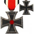 Decorație Crucea de Fier EKII | argint, originală | model 1939 | Germania Nazistă cca. 1939 -1945