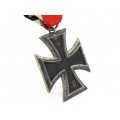 Decorație Crucea de Fier EKII | argint, originală | model 1939 | Germania Nazistă cca. 1939 -1945