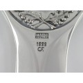 Coupe papier din argint decorat cu însemne heraldice militare | atelier danez | 1999