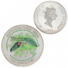 Monedă din argint 1 dolar Cook Islands 1999 | Australian Flora Series | argint 999 Monedă din argint 1 dolar Cook Islands 1999 | Australian Flora Series | argint 999