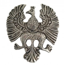 Veche broșă - amuletă amerindiană | Thunderbird | argint 950 | Peru cca. 1940 Veche broșă - amuletă amerindiană | Thunderbird | argint 950 | Peru cca. 1940