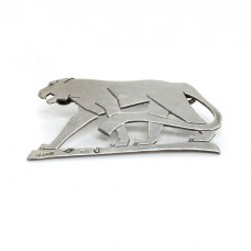 Rafinată broșă Art Deco stilizată sub forma unei pantere | manufactură unicat | Franța cca. 1920 Rafinată broșă Art Deco stilizată sub forma unei pantere | manufactură unicat | Franța cca. 1920