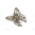 Rafinată broșă mexicană din argint filigranat sub forma unui fluture | cca. 1950 -1960