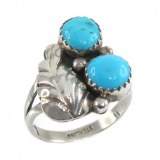 Inel etnic amerindian decorat cu turcoaze naturale Sleeping Beauty cu superbă nuanță Robbin Egg Blue | Statele Unite Inel etnic amerindian decorat cu turcoaze naturale Sleeping Beauty cu superbă nuanță Robbin Egg Blue | Statele Unite