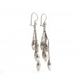 Cercei tassel multistrand din argint sterling | Contemporary Attitude | Statele Unite anii 2000