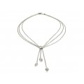 Colier lavalier multistrand Tiffany & Co | Leaves | argint sterling | Statele Unite anii 2000