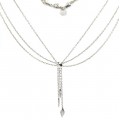 Colier lavalier multistrand Tiffany & Co | Leaves | argint sterling | Statele Unite anii 2000