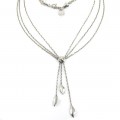 Colier lavalier multistrand Tiffany & Co | Leaves | argint sterling | Statele Unite anii 2000