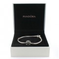 Brațară autentică Pandora accesorizată cu charm ”Happy Birthday” | Olanda | anii 2010