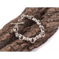 Inedită brățară chainmaille mexicană | unisex | argint 925 | cca. 1970