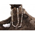 Elegantă brățară multistrand decorată cu perle Akoya | argint |  Statele Unite 