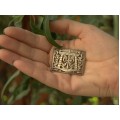 Broșă vintage Egyptian Revival | manufactură în argint | Egipt anii '50