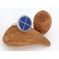 Inel statement scandinav intarsiat cu lapis lazuli natural | Astrology | manufactură în argint | Danemraca