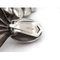 Impresionanți cercei statement 90s | argint & carneol natural | sistem de prindere clips 