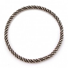 Veche brățară bangle etnică indiană | manufactură în argint masiv | Rajasthan  Veche brățară bangle etnică indiană | manufactură în argint masiv | Rajasthan